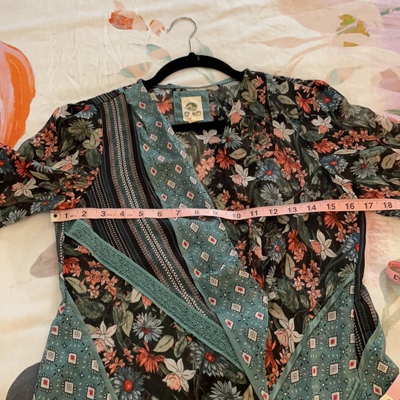 Anthro Tiny Brand Patchwork Blouse - Picture 7 of 8